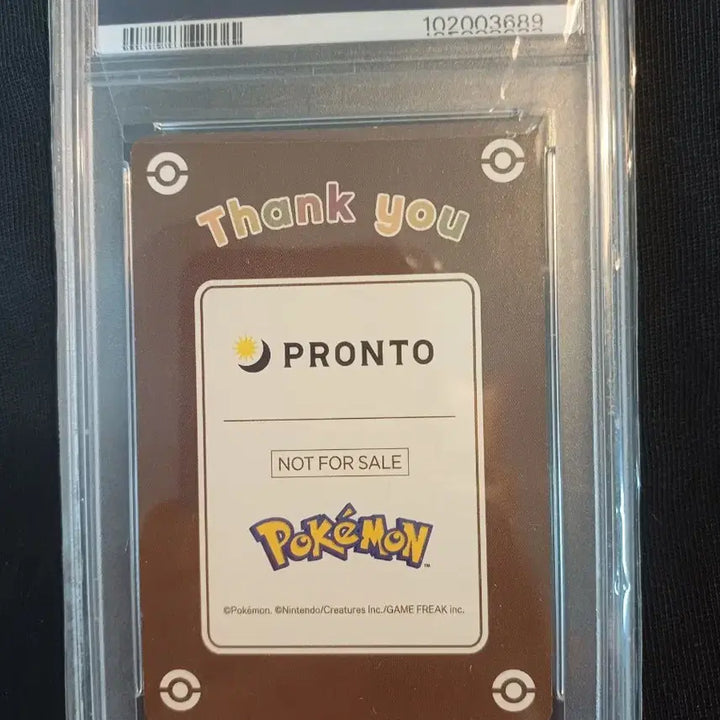 [BUNJANG] Pokemon x Pronto Card Mimikyu Pikachu PSA 9 (2023) / 2023 포켓몬 x 프론토 카드 민트 9
