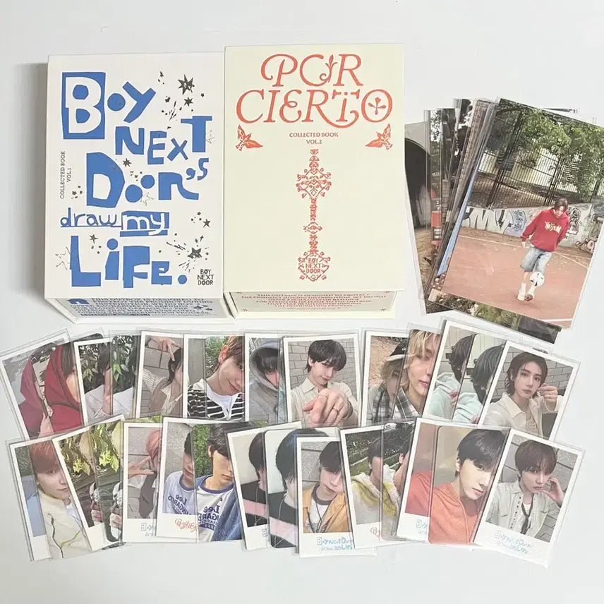 [BUNJANG] BOYNEXTDOOR Collect Book Set 1 &amp; 2 Bundle Set / (일괄) 보넥도 보이넥스트도어 콜북 콜렉트북 1, 2 세트 포카