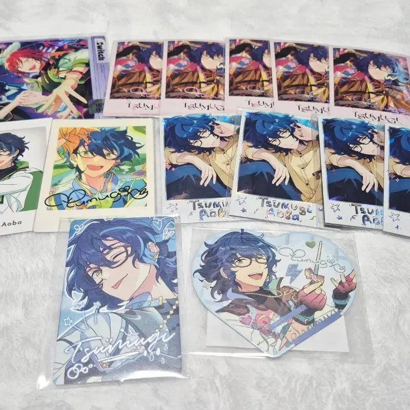 [BUNJANG] Ensemble Stars Aoba Tsumugi Paper Goods Bundle Set (Sealed) / (미개봉) 앙스타 아오바 츠무기 지류 일괄 급처