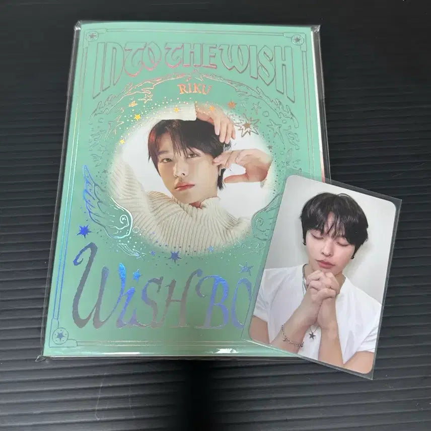 [BUNJANG] NCT WISH Riku Wish Book Photocard Bundle Set / 엔시티 위시 리쿠 위시북 기도포카 포함