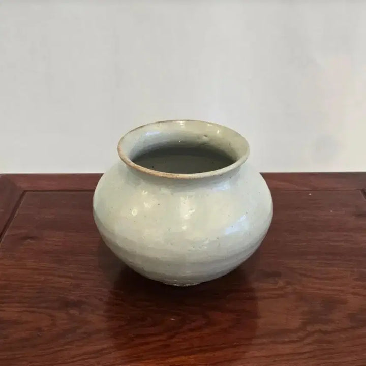 [BUNJANG] Joseon Dynasty Gochang Kiln White Porcelain Jar (Cha-ho) Vase / 조선시대 고창가마 백자 호