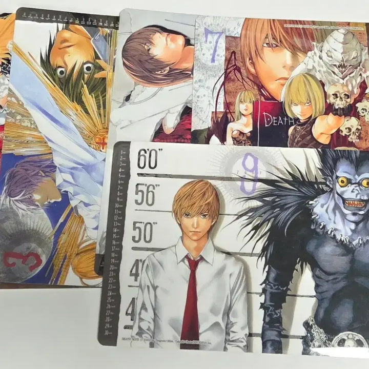[BUNJANG] Death Note Vol. 12 Limited Edition Illustration Calendar (5 Sheets) / 데스노트 12권 한정판 일러스트 캘린더 5장