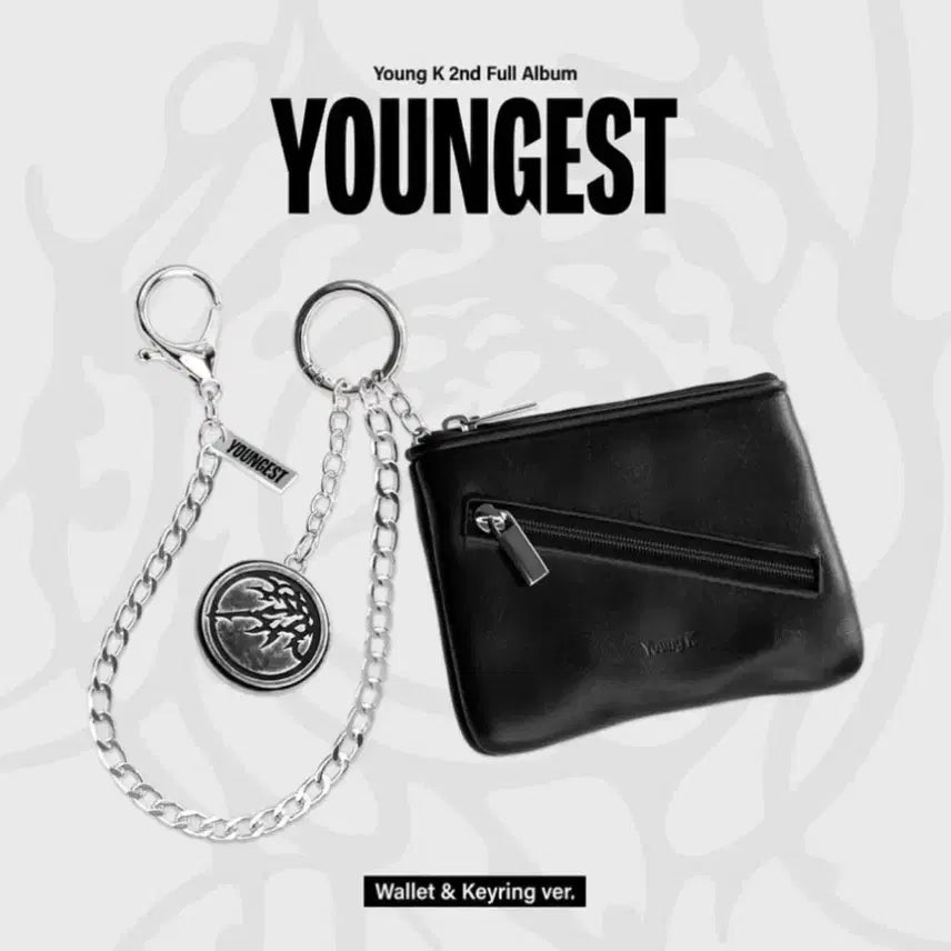 [BUNJANG] DAY6 Young K YOUNGEST Album Wallet &amp; Keyring Set / 데이식스 영케이 영기스트 youngest 월렛 앨범 지갑 버전 wallet ver.