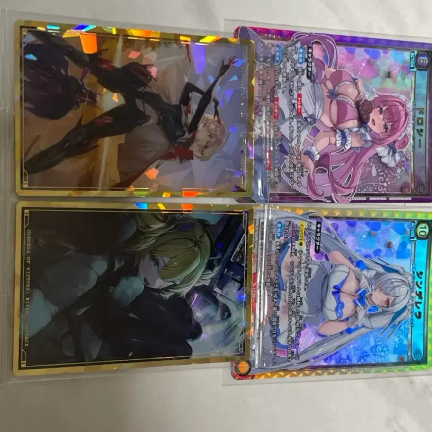[BUNJANG] Nikke Union SR 2 Cards, Wafer Secret 2 Cards Bundle Set / 니케유니온sr2장 웨하스시크릿2장일괄