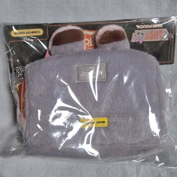 [BUNJANG] Compose Coffee Zootopia Judy Pouch / 컴포즈 주토피아 주디 파우치
