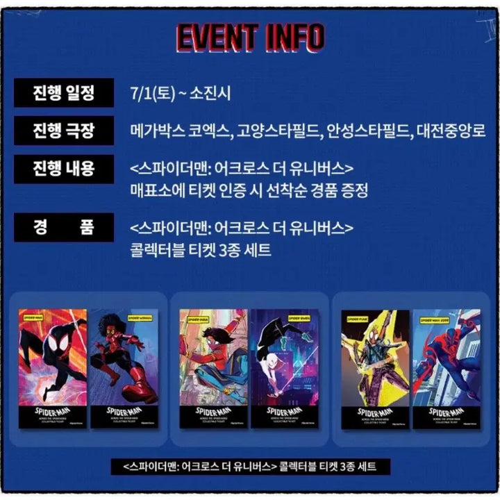 [BUNJANG] Spider-Man: Across the Spider-Verse CGV Collector&
