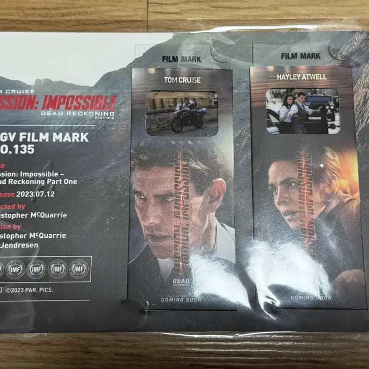 [BUNJANG] Mission: Impossible - Dead Reckoning CGV Exclusive Film Mark / 미션 임파서블 데드 레코닝 CGV 특전 필름마크