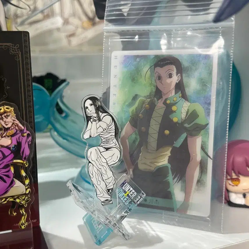 [BUNJANG] Hunter x Hunter Illumi Acrylic Stand &amp; Card Set / (세트)헌터헌터 헌헌 이르미 아크릴X + 카드 세트