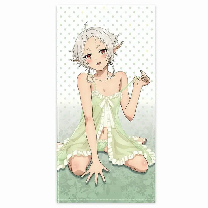 [BUNJANG] Mushoku Tensei Sylphiette Original Illustration Large Towel (Sealed) / 무직전생 실피에트 오리지널 일러스트 대형타올 미개봉 무직전생 실피 공식 굿즈