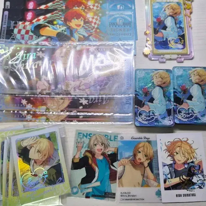 [BUNJANG] Ensemble Stars! Goods Set - Aira &amp; Hiroshi / 앙스타 굿즈 세트 파샤코레 유사코롯타 라이브티켓 아이라 히이로