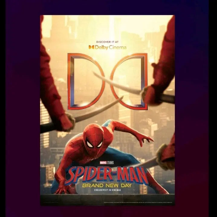 [BUNJANG] Spider-Man: Brand New Day Dolby Poster (A3) / 스파이더맨 브랜드 뉴 데이 돌비 포스터