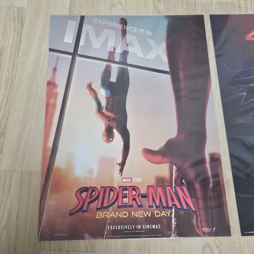 [BUNJANG] Spider-Man: Brand New Day TTT, IMAX, and 4DX Posters Bundle Set / [3종일괄] 스파이더맨 브랜드 뉴 데이 TTT 아이맥스 4DX 포스터 IMAX