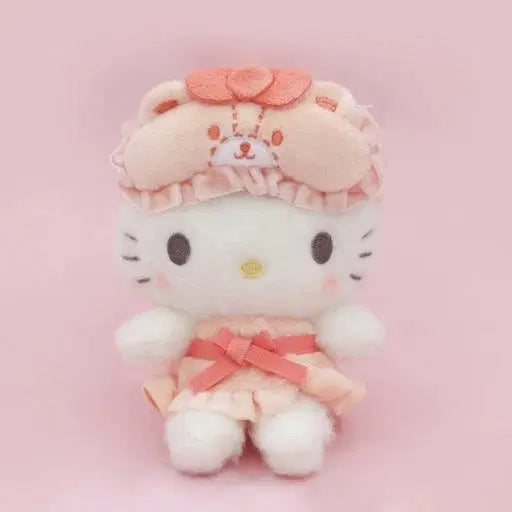[BUNJANG] Sanrio Hello Kitty Pajamas Sleep Mask Set / 나카요시 파자마 마스코트 키티 인형
