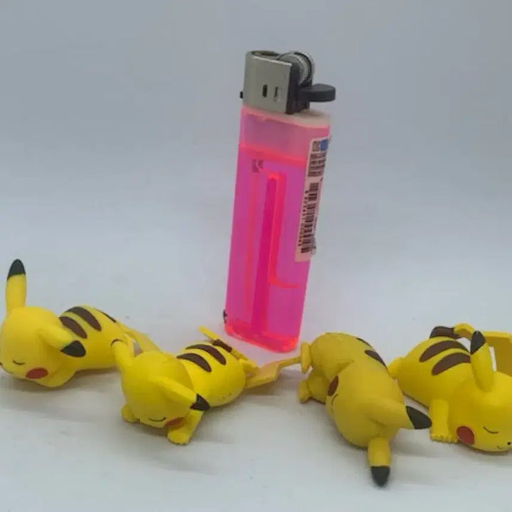 [BUNJANG] Pokemon Pikachu Napping Figure Set (4 Pieces) / 포켓몬 피카츄 피규어 4개 세트 낮잠