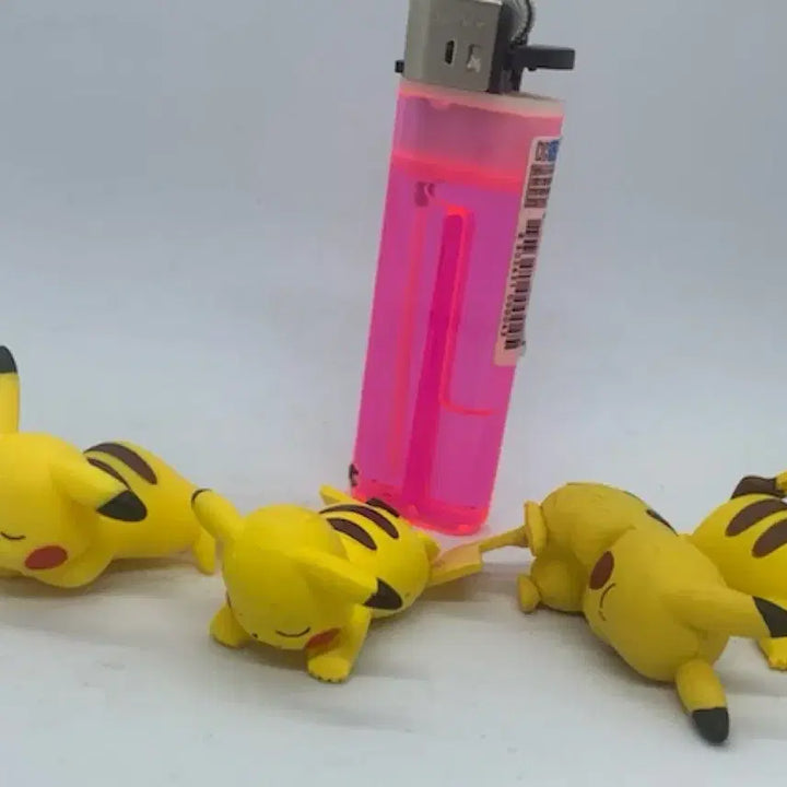 [BUNJANG] Pokemon Pikachu Napping Figure Set (4 Pieces) / 포켓몬 피카츄 피규어 4개 세트 낮잠