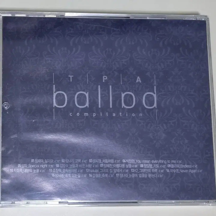 [BUNJANG] Various Artists Ballad K2 (Sealed CD) / TPA 발라드 / 장나라 성시경 브라운아이즈 양파 K2 (미개봉 CD)