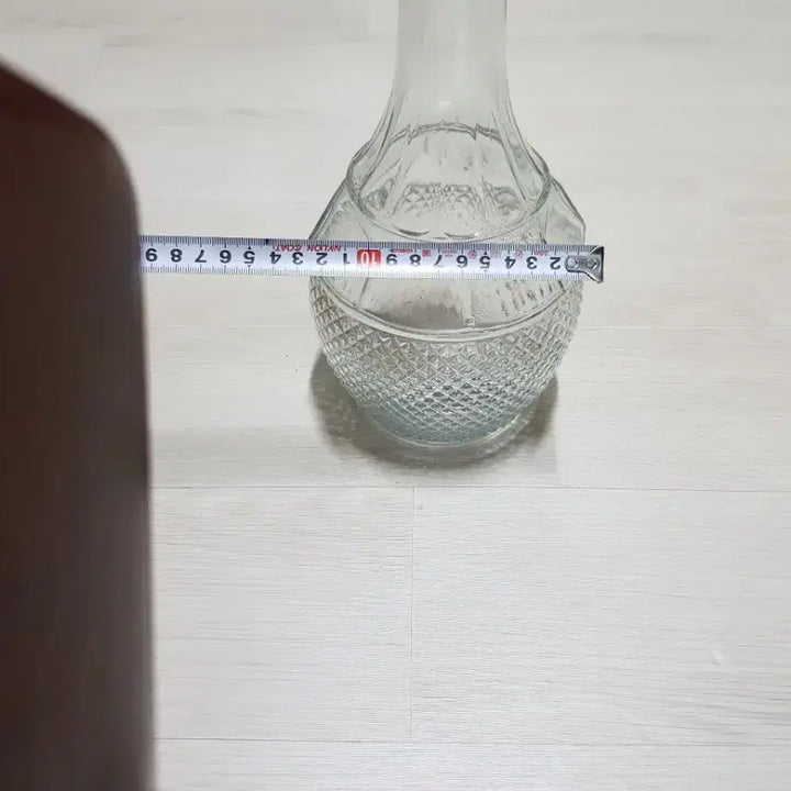[BUNJANG] Vintage Embossed Glass Decanter Wine Bottle / 빈티지 유리 디켄터 와인병