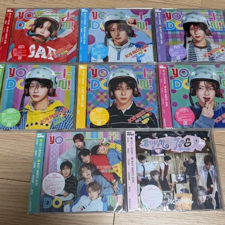 [BUNJANG] NCT WISH Yoizuna Yoizona Japan Album 8 Types Set (Sealed) / (미개봉 현물) 엔시티위시 요이돈 요이동 보밋걸 일본 앨범 8종 세트 리쿠 시온 유우시 사쿠야 재희 료