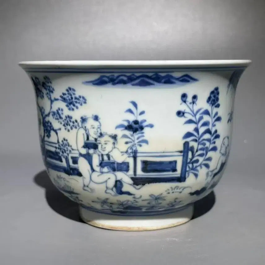 [BUNJANG] Antique Celadon Porcelain Bowl / 선덕년제청화고완 골동품 중국도자기