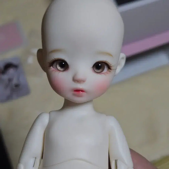 [BUNJANG] Soo Doll Short UDoll Body White Skin / 수이돌 헤에 미백 숏유딩 본체 물포 구체관절인형