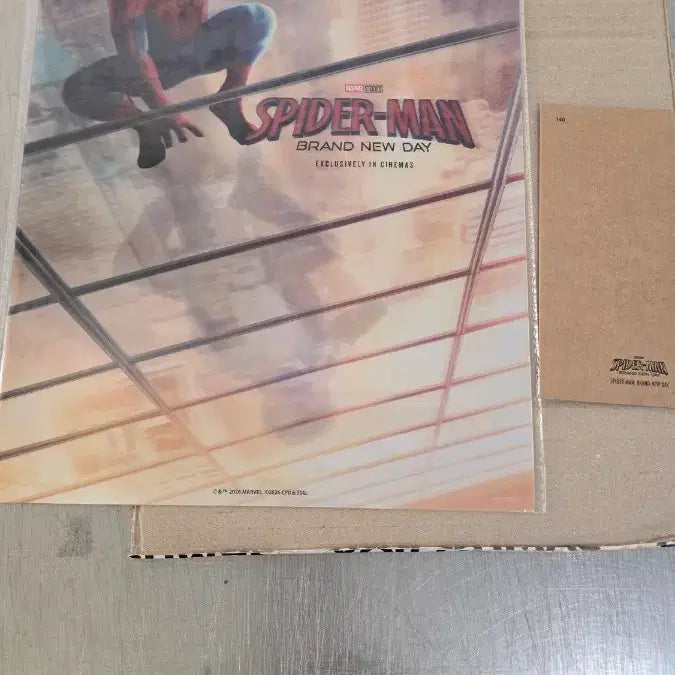 [BUNJANG] Spider-Man Brand New Day Lenticular Poster (A3, Special Finish) + TTT 2 Types Bundle Set / 스파이더맨 브랜드 뉴 데이 렌티큘러 포스터 (A3,후가공) + TTT 2종 8세트 일괄 팝니다