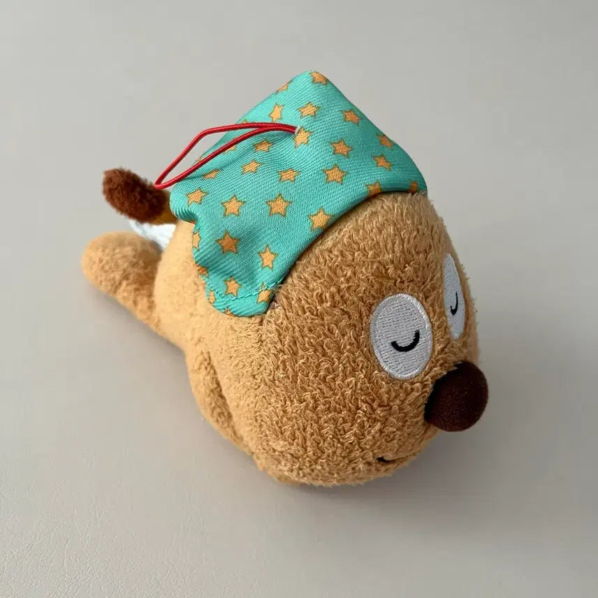 [BUNJANG] Vintage Anpanman Cheese Sleeping Plush Doll / 빈티지 호빵맨 치즈 슬리핑 인형