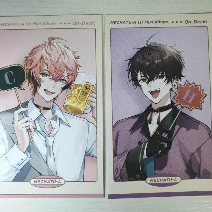 [BUNJANG] Nijisanji Mecha Tsue Album Cheki On Deck Saiki Ittetsu Akagi Wen Oriens Bundle Set / 니지산지 메챠츠에 앨범 체키 on deck 사이키 잇테츠 아카기 웬 오리엔스