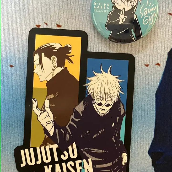 [BUNJANG] Jujutsu Kaisen Satoru Gojo &amp; Suguru Geto Sticker Bundle / 주술회전 고죠 핀뱃지 고죠게토 게토고죠 스티커 일괄