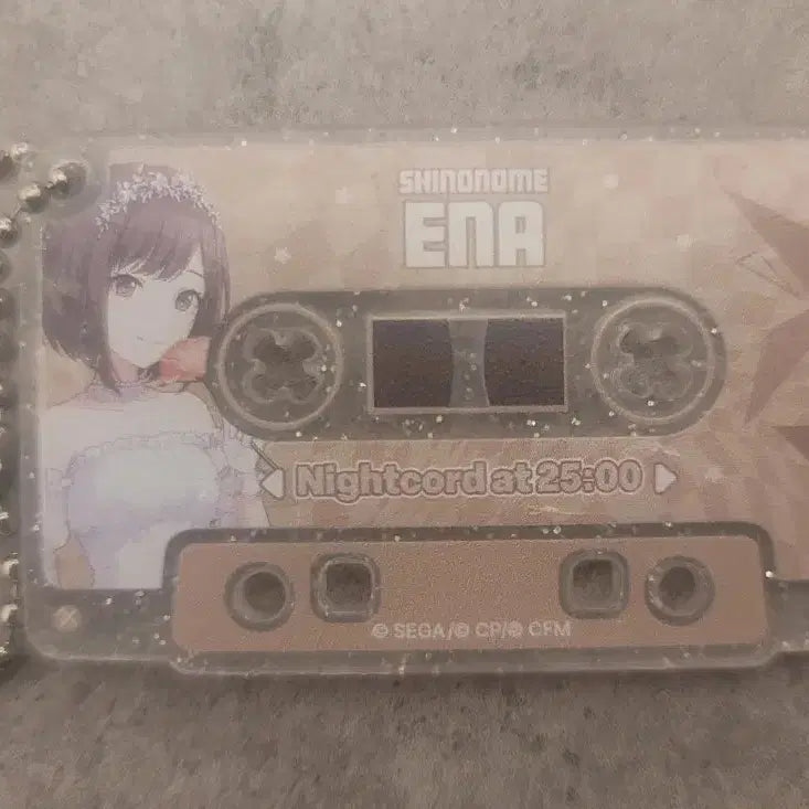 [BUNJANG] Project Sekai Shinonome Ena Cassette Tape Acrylic Keyring / 프세카 시노노메 에나 카세트테이프 모양 아크릴 키링