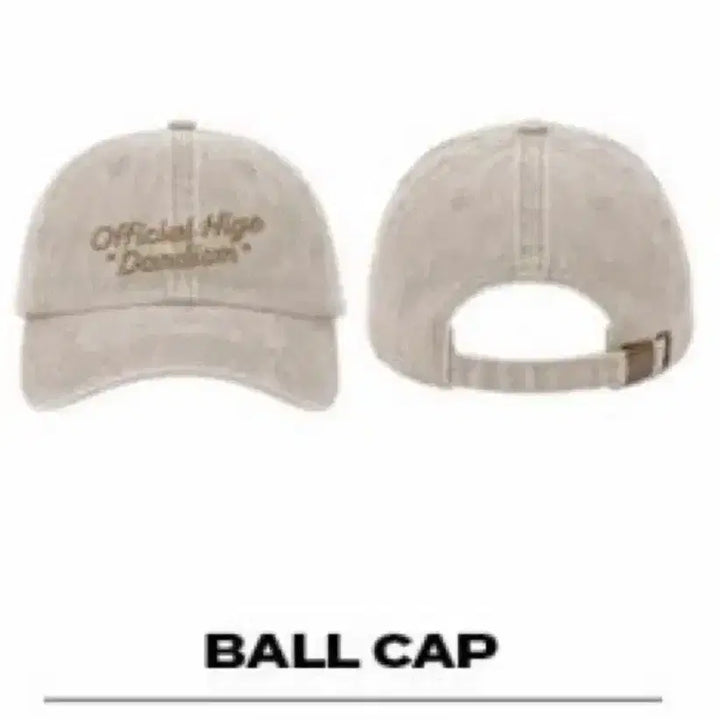 [BUNJANG] Official HIGE DANJI Limited Edition Pop-up Store Ball Cap / 히게단 볼캡 팝업 굿즈