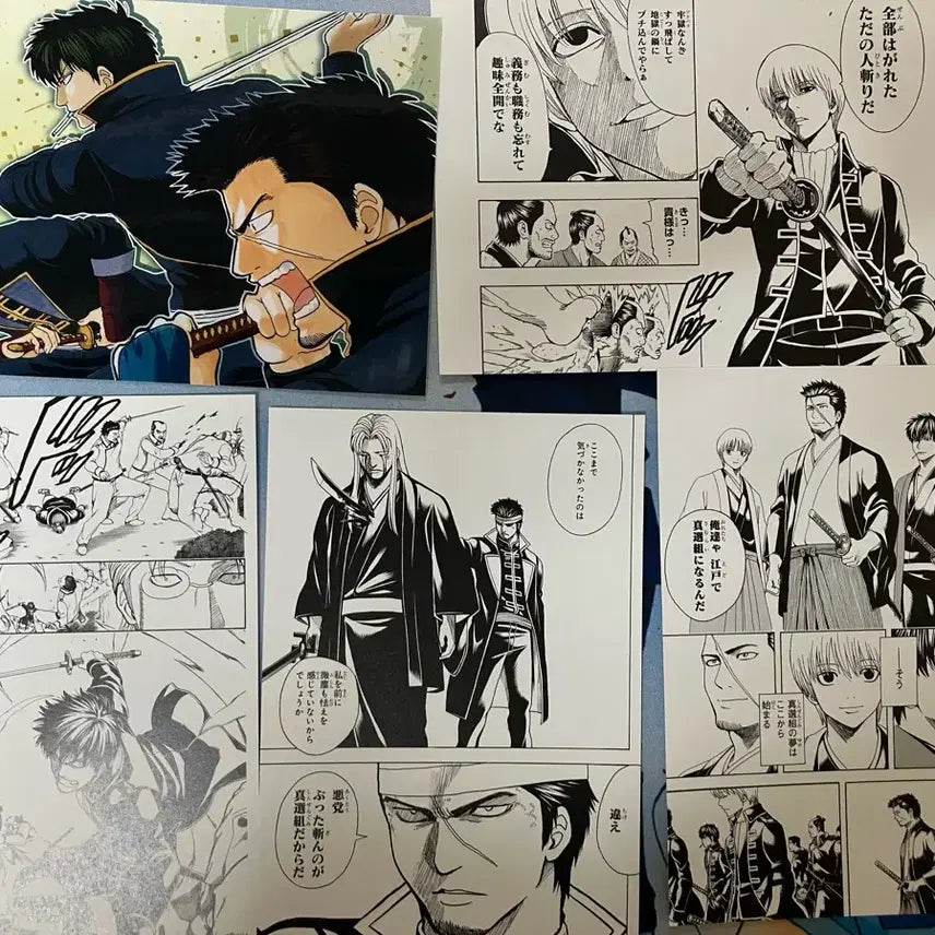 [BUNJANG] Gintama Shinsengumi Exhibition Postcard Set / 은혼 진선조 전시회 엽서세트