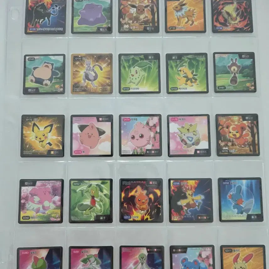 [BUNJANG] Pokemon Wafer Stickers Set (80 Variants) / 웨하스 포켓몬 스티커 80종 전종 팝니다