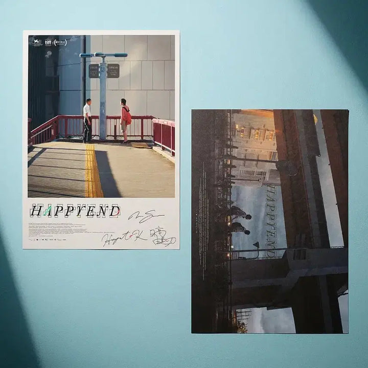 [BUNJANG] Happy End Artgraphy Poster A3 / [박스포장] 해피엔드 아트그라피 포스터 A3 영화 메가박스