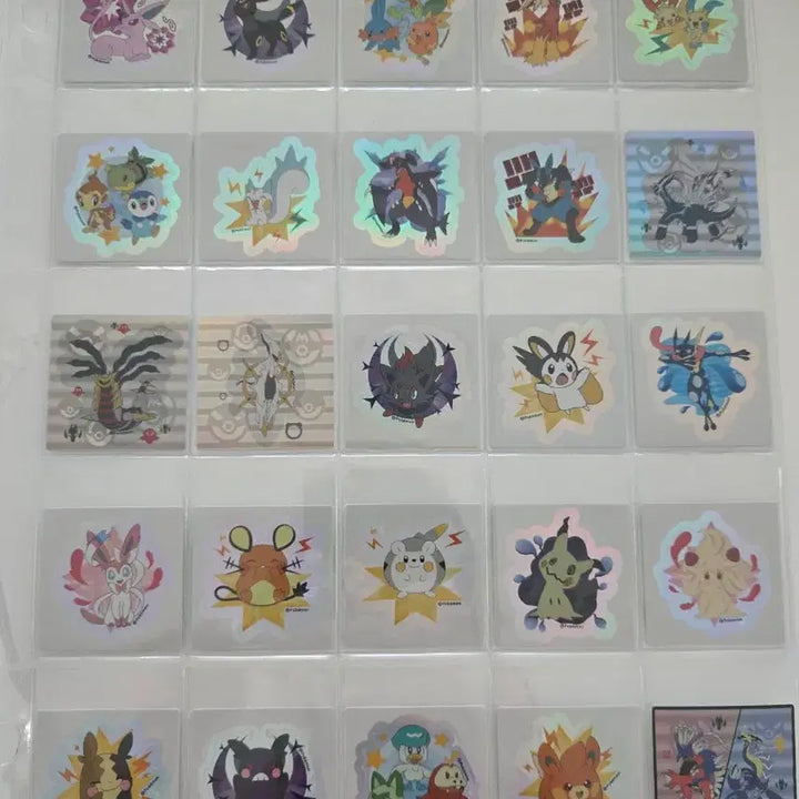 [BUNJANG] Pokemon Stickers 50 Types Full Set / 토이저러스 포켓몬 스티커 50종 전종 팝니다.