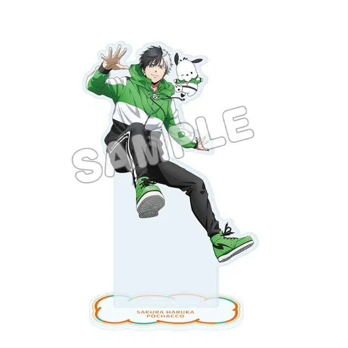 [BUNJANG] Wind Breaker Sanrio Characters Collaboration Big Acrylic Stand - Haruka Sakuraba / 윈드 브레이커 윈브레 산리오 캐릭터즈 콜라보 2탄 빅 아크릴 스탠드 - 사쿠라 하루카