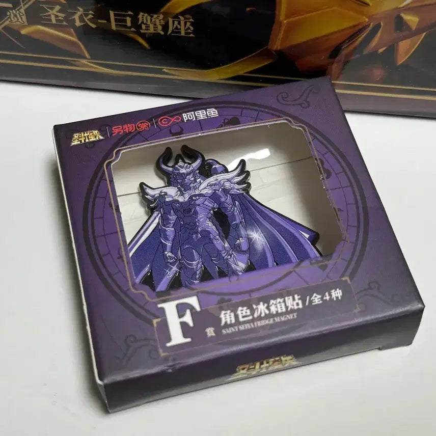 [BUNJANG] Saint Seiya Crab Constellation D2 Figure &amp; F Metal Magnet Set (Sealed) / [미개봉] 세인트 세이야 성투사 D2 꽃게 자리 &amp; F 메탈 마그넷