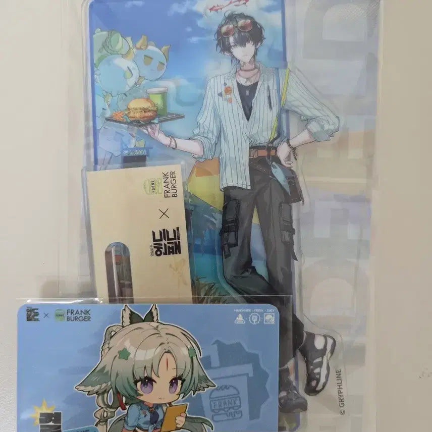 [BUNJANG] Arknights Endfield Frank Burger Camus Acrylic Stand &amp; Kyeol Coupon / 명일방주 엔드필드 프랭크버거 카뮤 아크릴스탠드&amp; 결 쿠폰