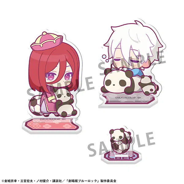 [BUNJANG] Blue Lock Theatrical Version Buddy Kore Acrylic Stand Panda Ver. - Seishiro Nagi, Hyoma Chigiri / 블루 록 극장판 버디코레 아크릴 스탠드 판다 Ver - 나기 세이시로 치기리 효마