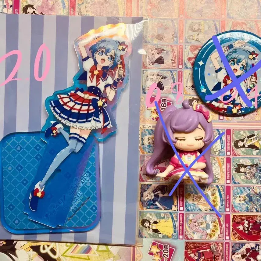[BUNJANG] PriPara Dorothy Acrylic Standee &amp; LaLa Shoulder Bump Gacha Badges / 프리파라 카츠파라 도로시 아크릴, 뱃지, 라라 어깨쿵 가챠 판매합니다!