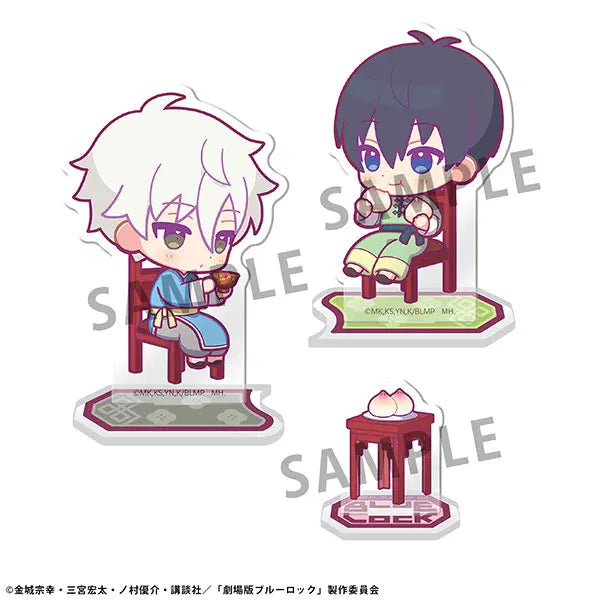 [BUNJANG] Blue Lock Theatrical Version Buddyコレ Acrylic Stand Yamcha Ver. - Seishiro Nagi, Yoichi Isagi / 블루 록 극장판 버디코레 아크릴 스탠드 얌차 Ver - 나기 세이시로 이사기 요이치