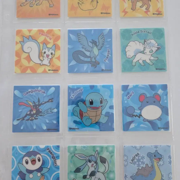 [BUNJANG] Damter Kombucha Pokemon Pokshin Seal Set (44 Types) / 담터 콤부차 폭신씰 포켓몬 씰 44종 전종 팝니다.