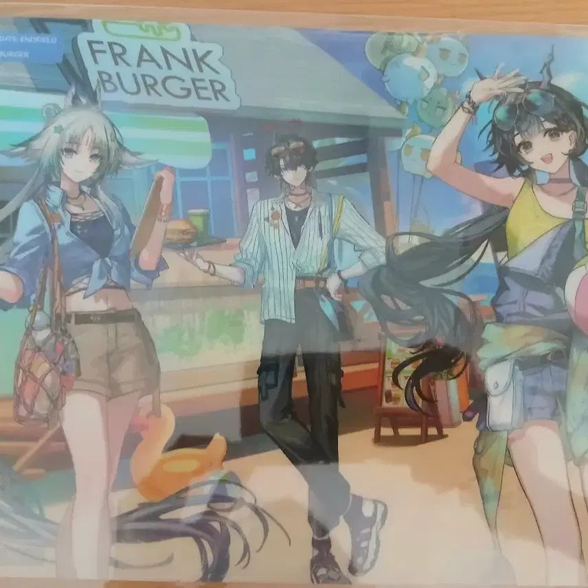 [BUNJANG] Arknights Endfield Frank Burger Clear File - Jinchenwu Camus / 명일방주 엔드필드 프랭크버거 팝업 파일 진천우 카뮤 결