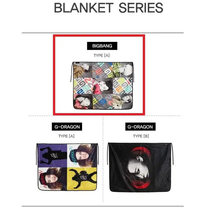 [BUNJANG] BIGBANG Official Blanket and Stationery 12-Piece Bundle Set / [미개봉] 빅뱅(BIGBANG) Blanket 및 문구류 12종 SET 일괄