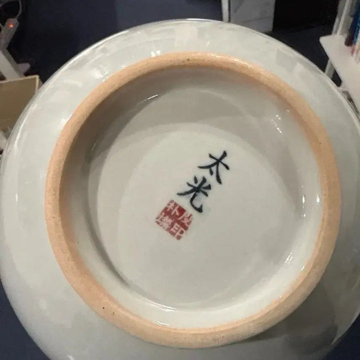 [BUNJANG] Antique Ceramic Glossy White Vase / 고가구 도자기 유광 화이트