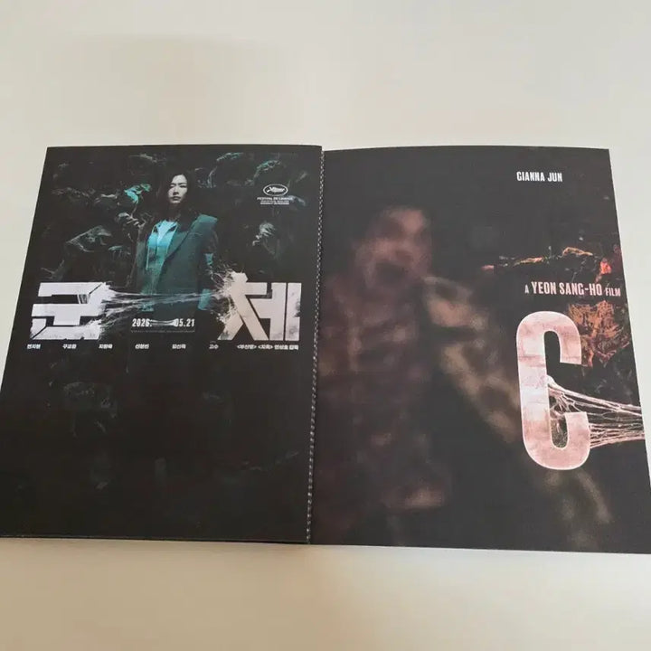 [BUNJANG] Kim Shin-rok Shin Hyun-bin Autographed Accordion Postcard / 군체 신현빈 김신록 배우 친필 싸인 아코디언 엽서