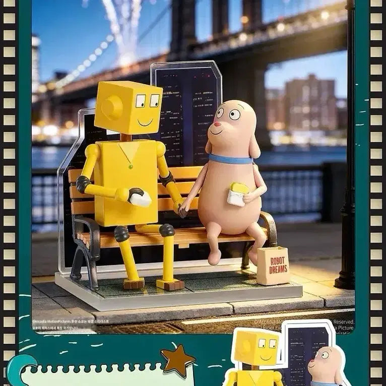 [BUNJANG] Robot Dream Dog Figure Bundle / 2개 일괄) 로봇드림 피규어 굿즈 특전 로봇 드림 박스 도그 피규어