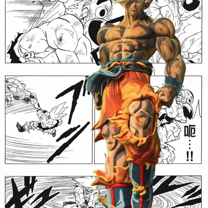 [BUNJANG] Dragon Ball Repainted Super Saiyan Goku Figure / 드래곤볼 리페인트 손오공 슈퍼사이야진  피규어