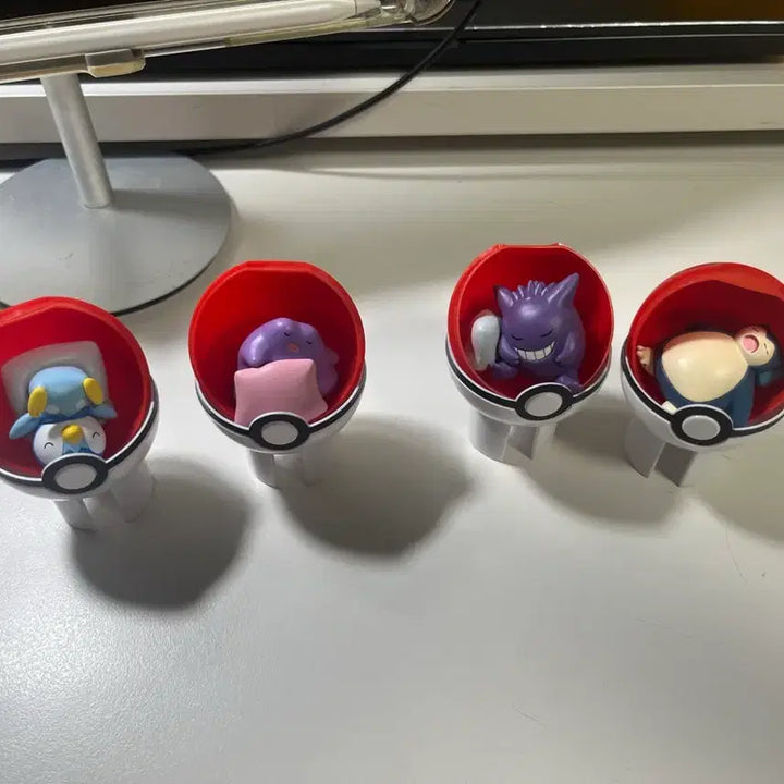 [BUNJANG] Pokemon Drinks Figure Set (4 Types) / 포켓몬 음료수 피규어 팝니다
