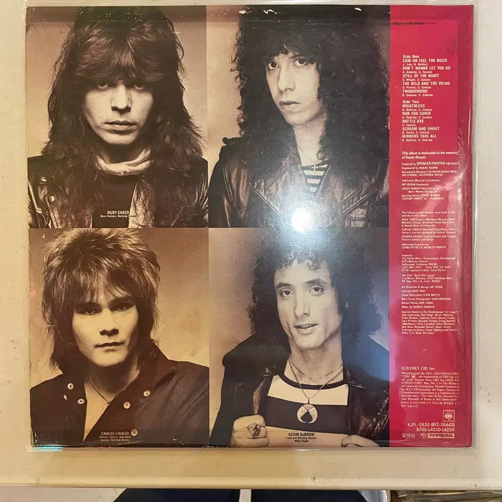[BUNJANG] Quiet Riot THINLIZY ZZTOP 1990s Rare Pressing LP Record / 콰이어트라이트 THINLIZY ZZTOP등  1990년대 희귀판 LP / 개별가격