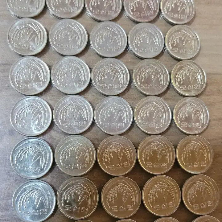 [BUNJANG] 1999 50 Won Coin (40 pcs) / 동전 사용제  귀한 2000년 50원 40개
